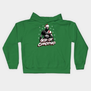 Kratos - God of Christmas Kids Hoodie